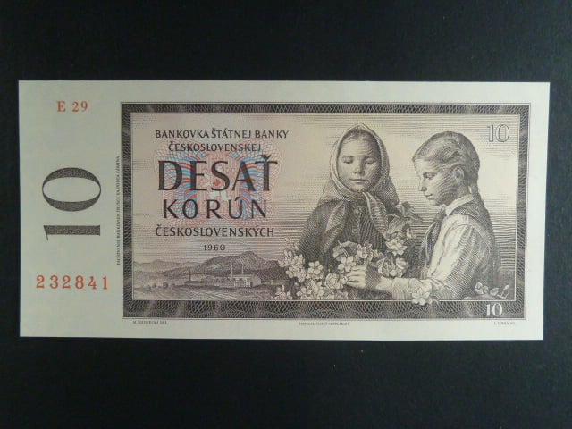 10 Kčs 1960 s. E 29