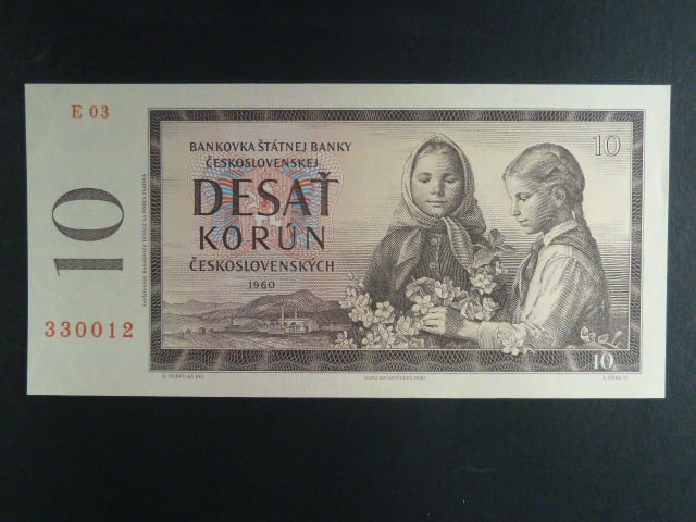 10 Kčs 1960 s. E 03