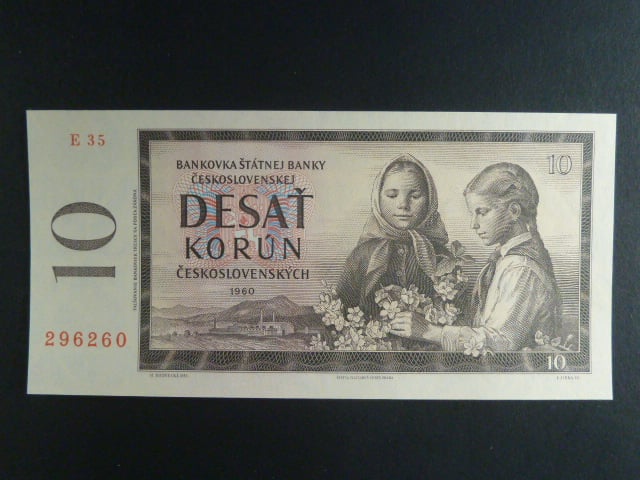 10 Kčs 1960 s. E 35