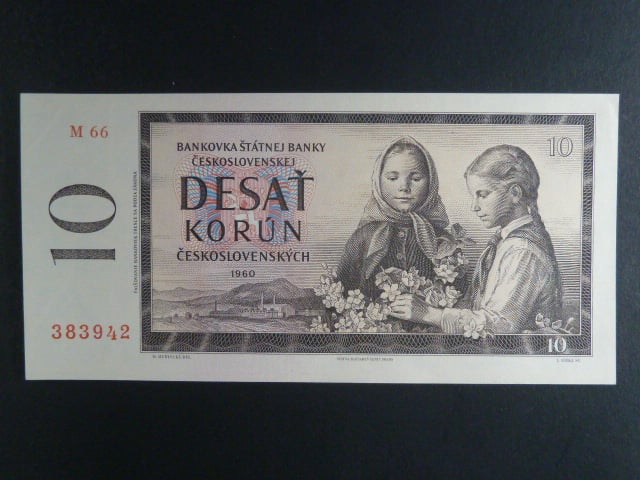 10 Kčs 1960 s. M 66