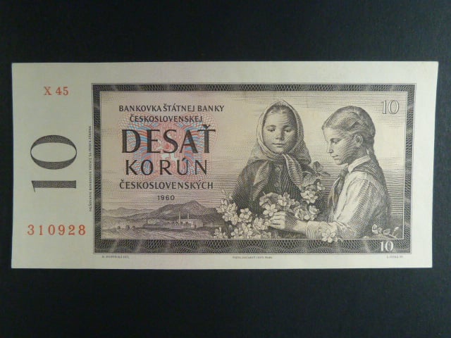 10 Kčs 1960 s. X 45