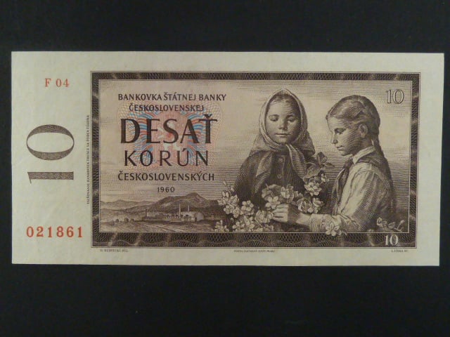 10 Kčs 1960 s. F 04
