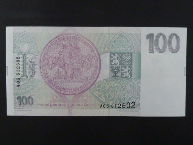 100 Kc 1993 s. A 05, Baj. CZ 5