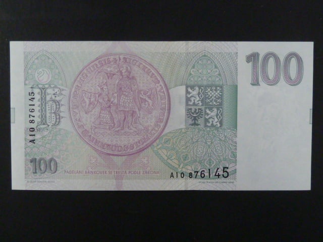 100 Kc 1993 s. A 10, Baj. CZ 5