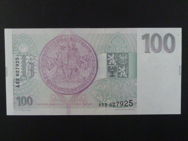 100 Kc 1993 s. A 52, Baj. CZ 5