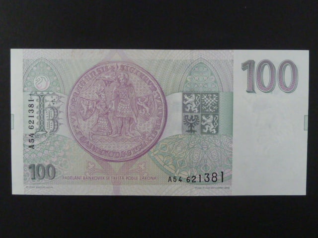100 Kc 1993 s. A 54, Baj. CZ 5