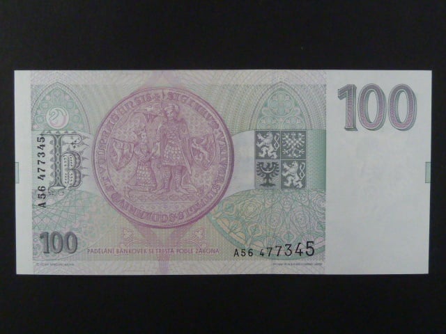 100 Kc 1993 s. A 56, Baj. CZ 5