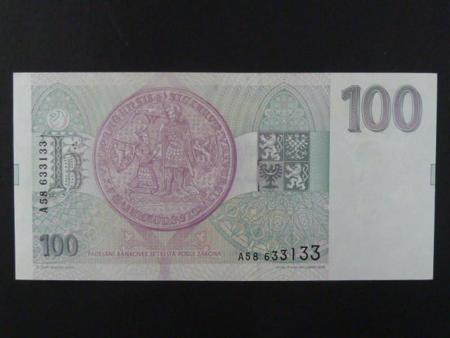 100 Kc 1993 s. A 58, Baj. CZ 5
