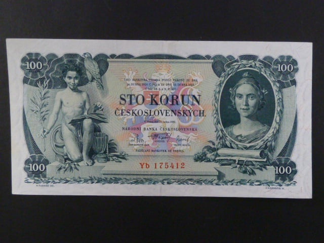 100 Kč 10.1.1931, serie Yb, II.vydání