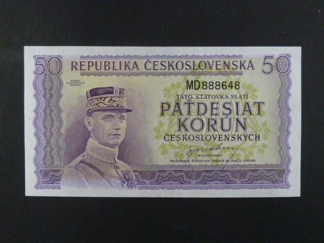 50 Kčs 1945 série MD