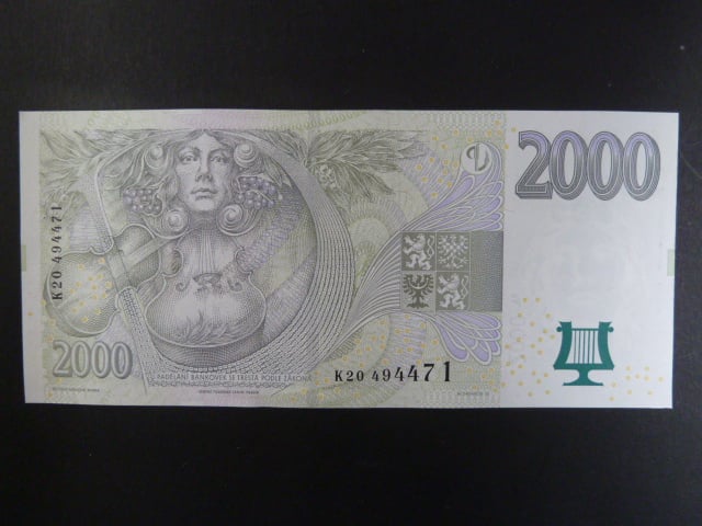 2000 Kč 2007 série K 20