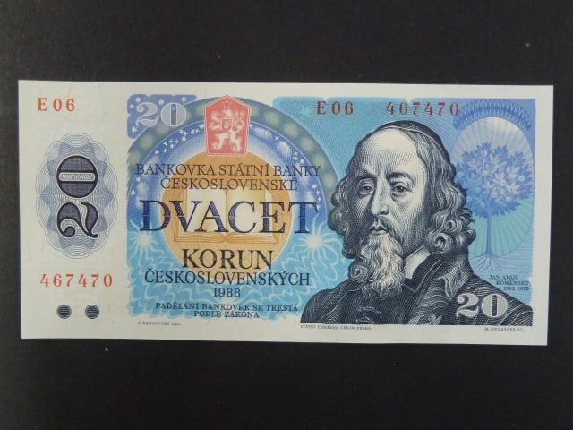 20 Kčs 1988 s. E 06