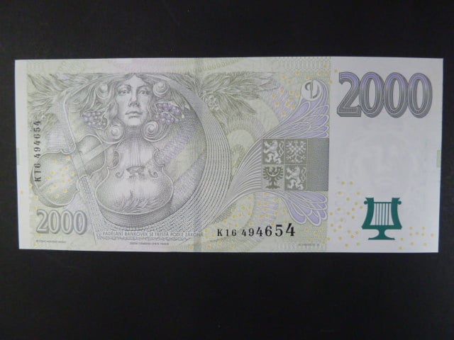 2000 Kč 2007 série K 16
