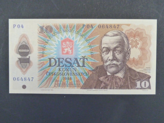 10 Kčs 1986 s. P 04