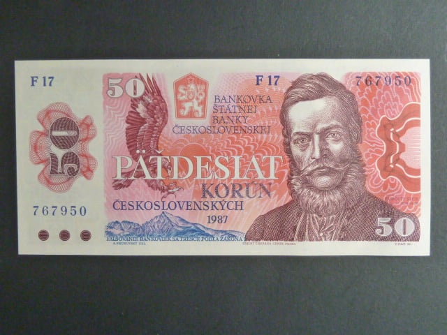 50 Kčs 1987 s. F 17