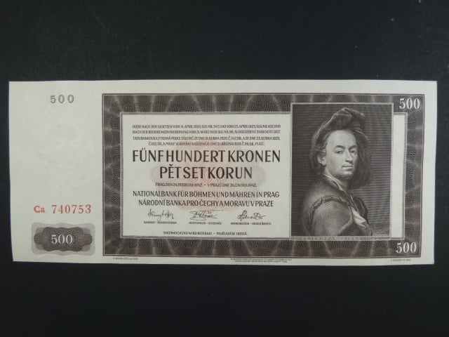 500 K 24.2.1942, série Ca II. vydání
