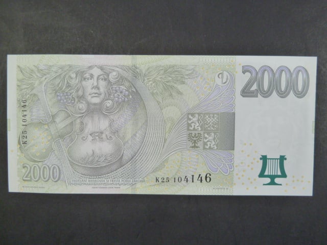 2000 Kč 2007 série K 25
