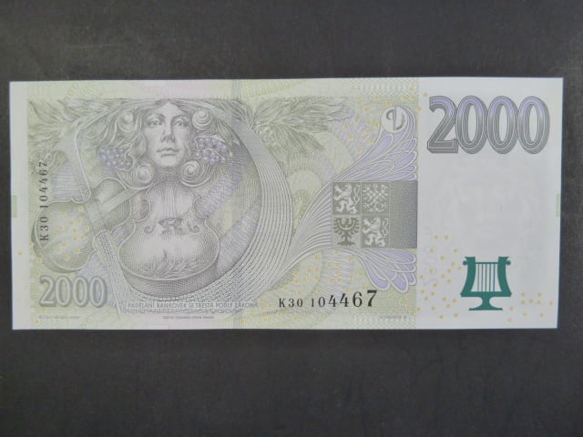 2000 Kč 2007 série K 30