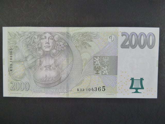 2000 Kč 2007 série K 33