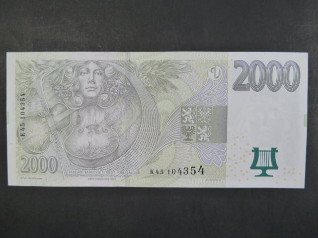 2000 Kč 2007 série K 45