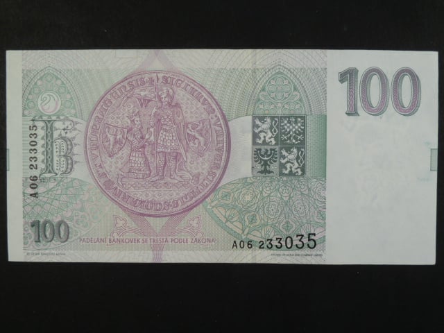 100 Kc 1993 s. A 06, Baj. CZ 5