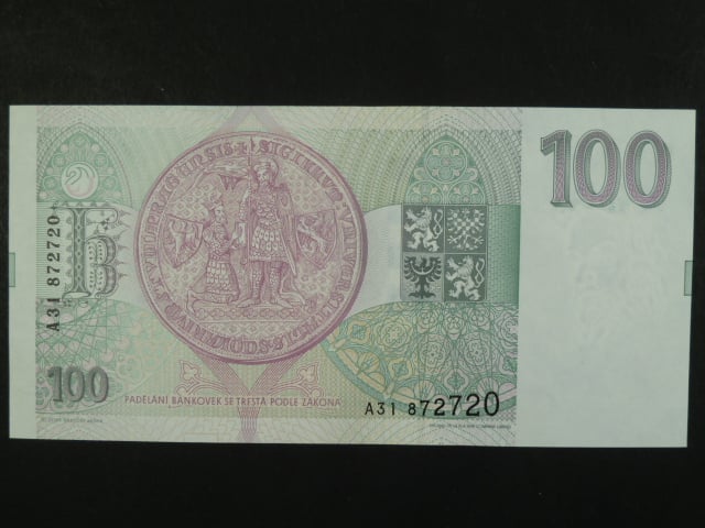 100 Kc 1993 s. A 31, Baj. CZ 5