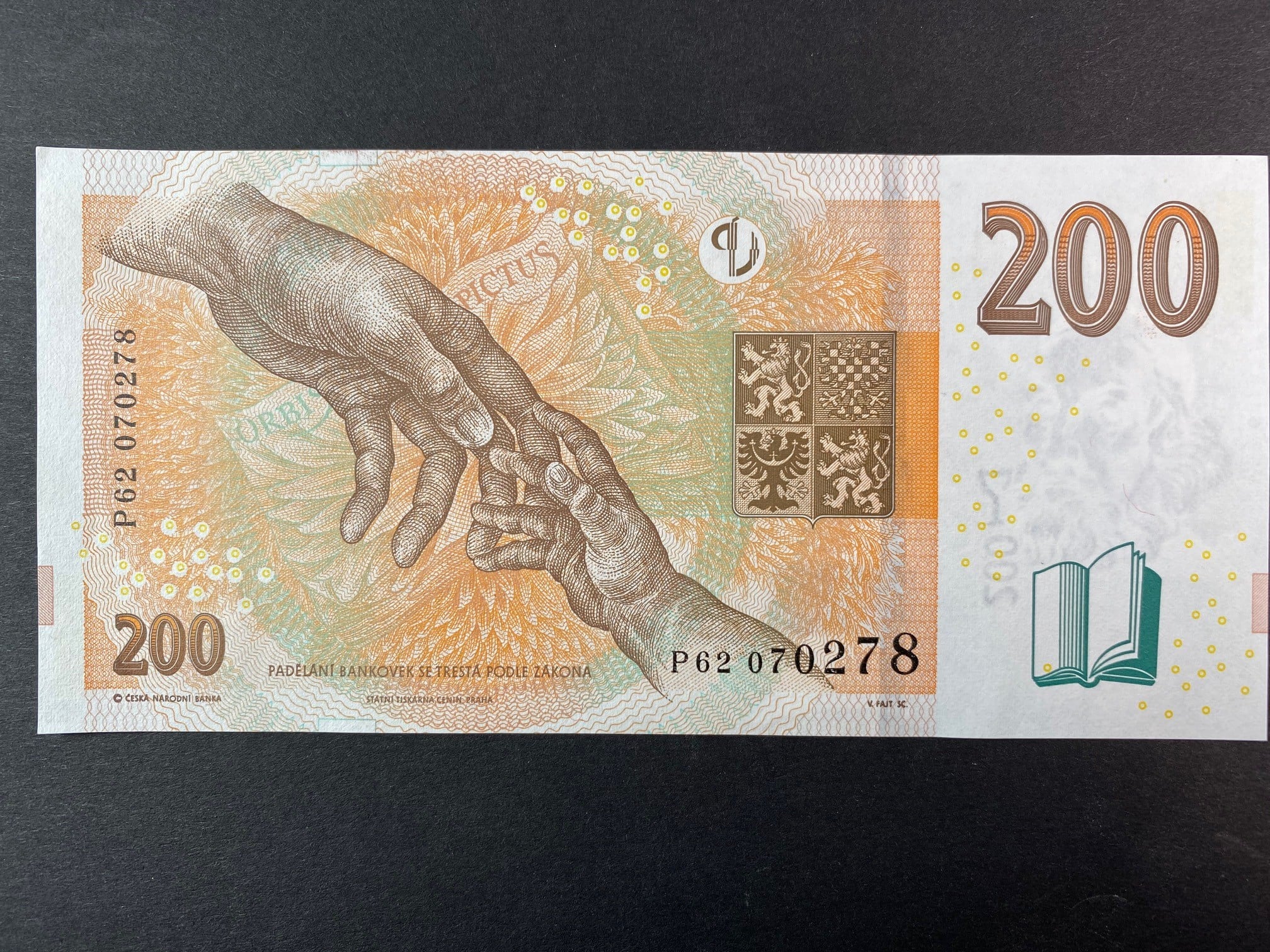 200 Kč 1998 s. P 62