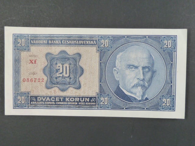 20 Kč 1.10.1926 série Xf