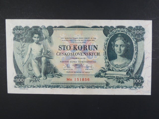 100 Kč 10.1.1931 serie Ma, II.vydání