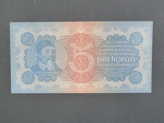 5 Kč 28.9.1921, serie 1