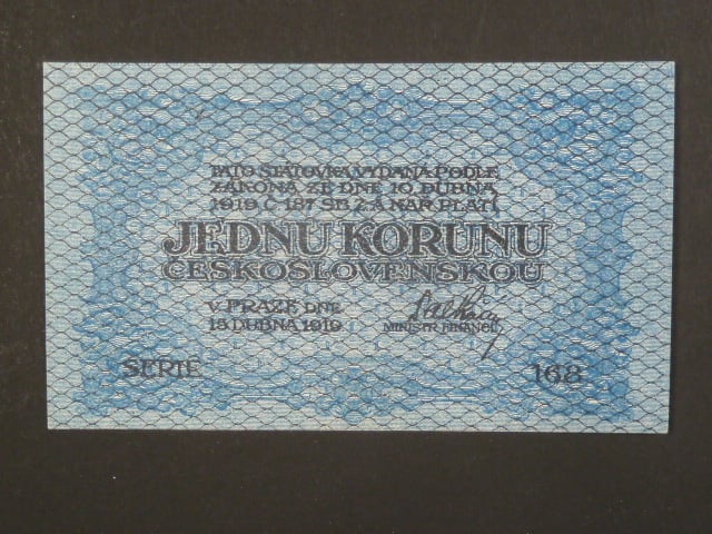 1 Kč 15. 4. 1919, s.168