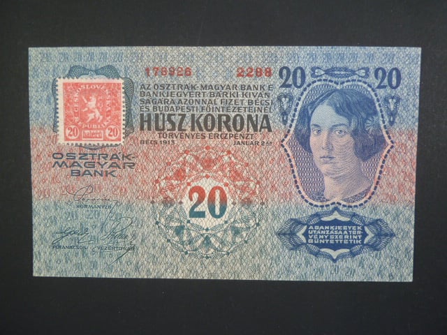 20 K 2.1.1913, Kolkovaná, I. vydání