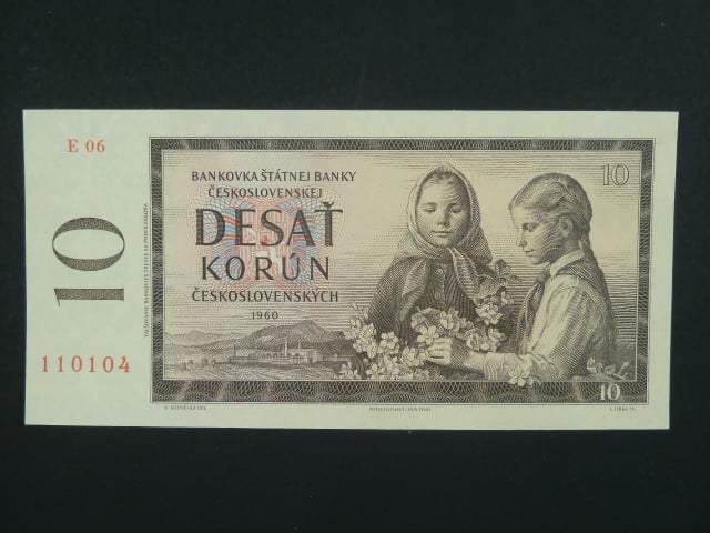10 Kčs 1960 s. E 06