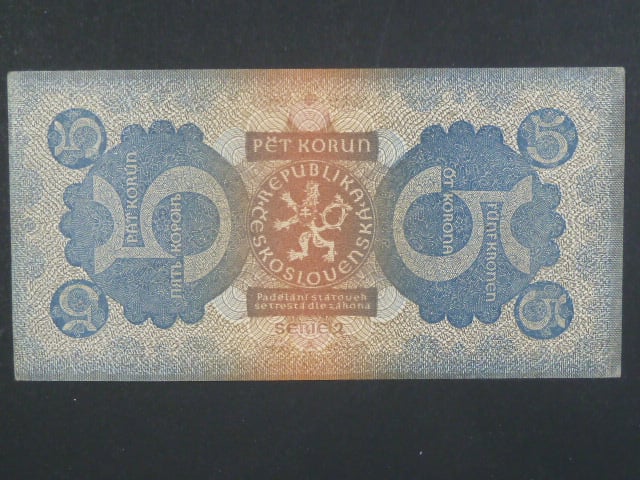 5 Kč 28.9.1921, serie 2