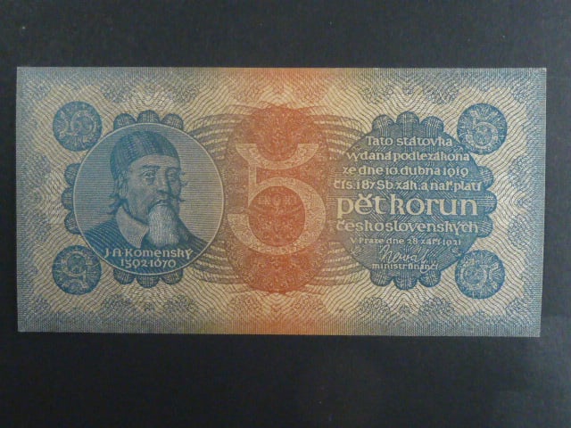 5 Kč 28.9.1921 série 3, Ba. 18, Pi. 15