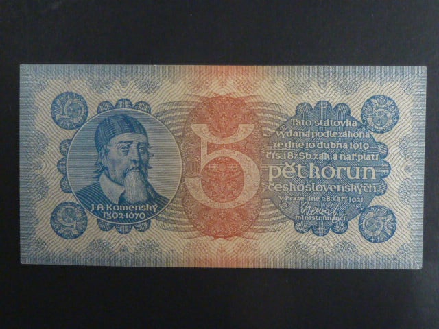 5 Kč 28.9.1921 série 5, Ba. 18, Pi. 15
