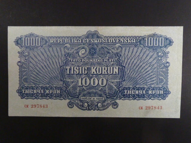 1000 K 1944 s.CK, Ba. 61, Pi. 50a