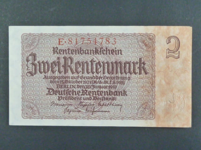 Německo, 2 Rtm 1937 série E, 8-mi místný říšský číslovač, Ba. D12b