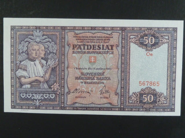 50 Ks 15.10.1940 série Oe, Ba. 50