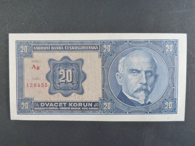 20 Kč 1.10.1926 série Ag