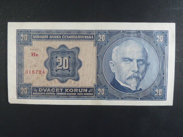 20 Kč 1.10.1926 série He