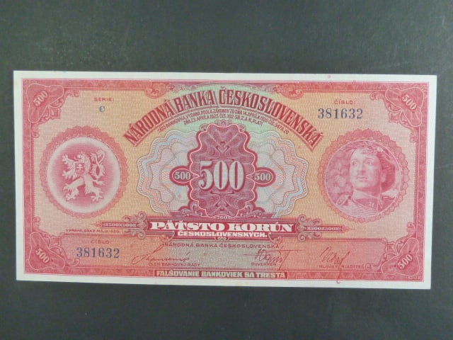 500 Kč 2.5.1929 série C, Ba. 23c