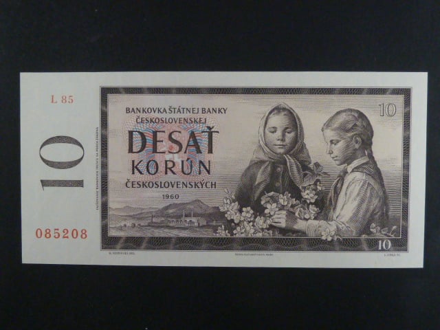 10 Kčs 1960 s. L 85