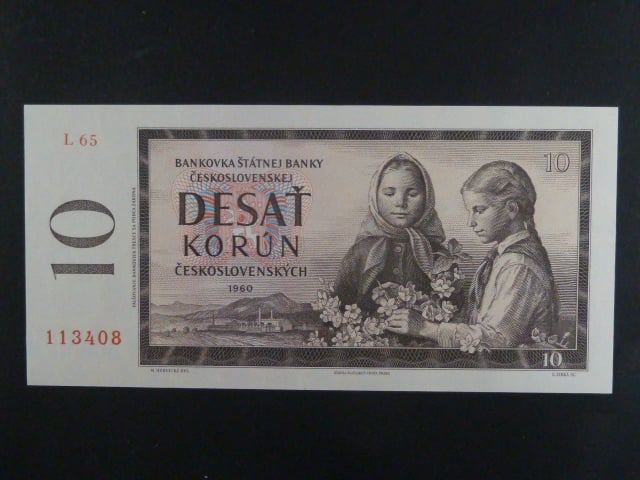 10 Kčs 1960 s. L 65
