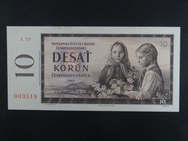 10 Kčs 1960 s. L 79
