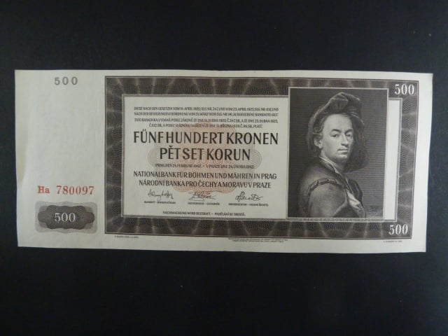 500 K 24.2.1942, série Ha II. vydání