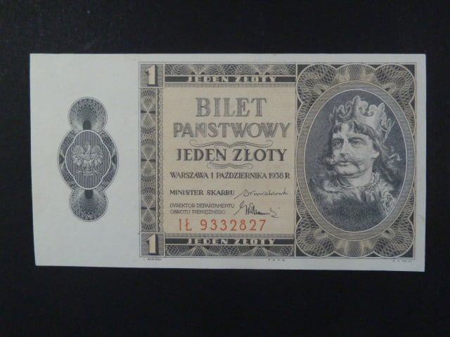 Polsko, 1 Zl 1938 série IŁ