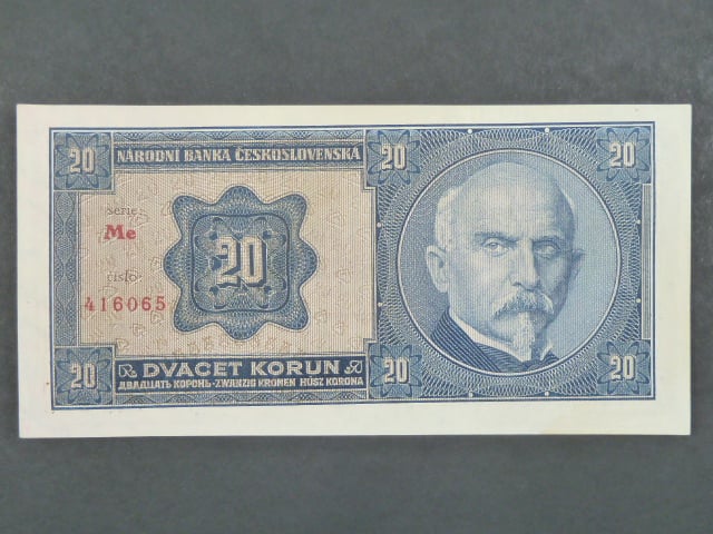 20 Kč 1.10.1926 série Me