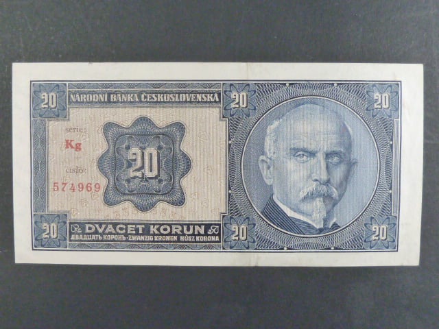 20 Kč 1.10.1926 série Kg