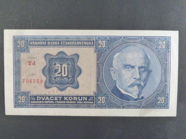 20 Kč 1.10.1926 série Td